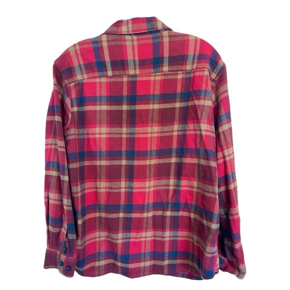 Columbia red flannel size M. EUC D-17 - Picture 4 of 4